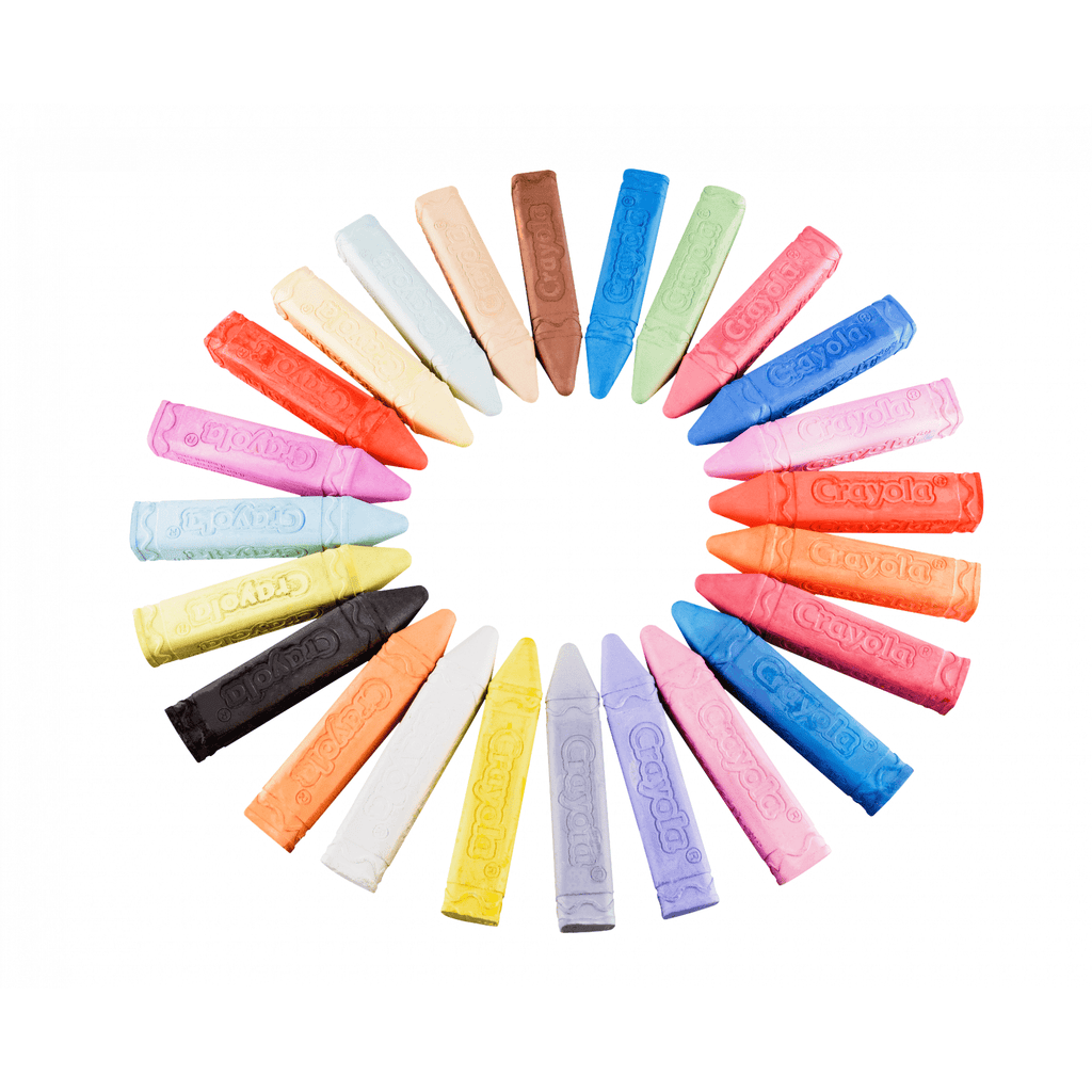 Crayola Washable Sidewalk Chalk, 24 Ct, Outdoor Toys, Summer Activities for Kids, Arts and Crafts, Gifts for Kids, Ages 4, 5, 6, 7