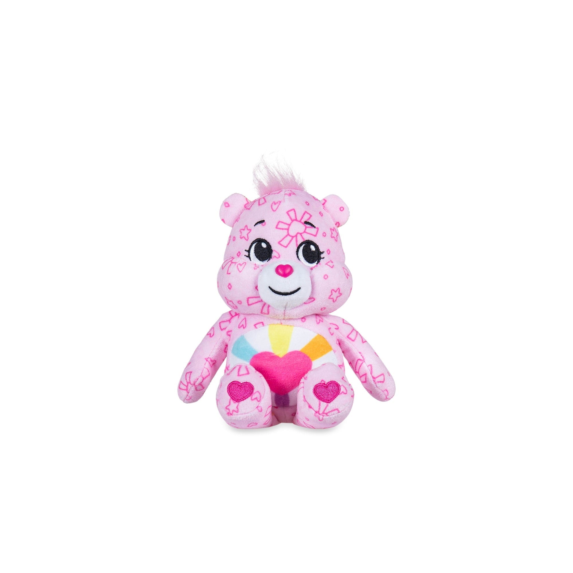 Care Bears 8 Inch Plush 4-Pack Treasure Box Wave 2 - Soft Huggable Material! For Kids 4 Years and up.