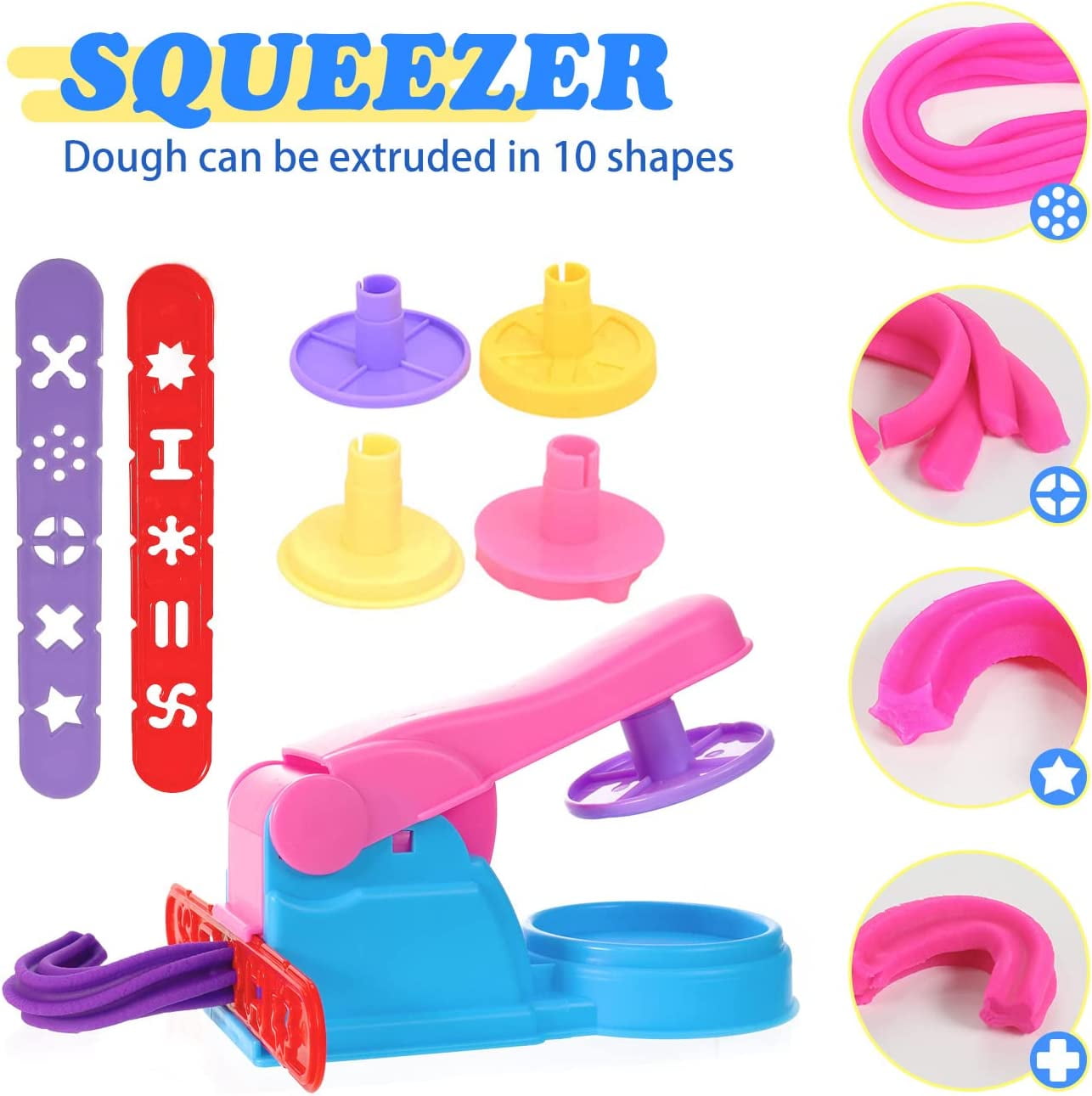 22 Pcs Play Dough Tools Kit, Playdough Pack Sets for Kids Ages 3-4, Birthday Party Favors, Toys for Girls 3 4 5 6 Years