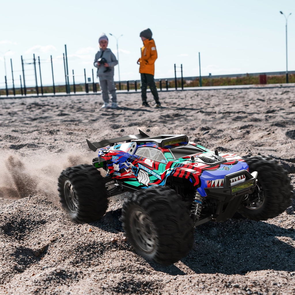 AUOSHI 2025 Fastest Brushless RC Cars Adults ESP 100 KM/H 60MPH Top Speed 4X4 Hobby Off-Road 1:12 RC Truck Oil Filled Shocks Remote Control Truck Boy