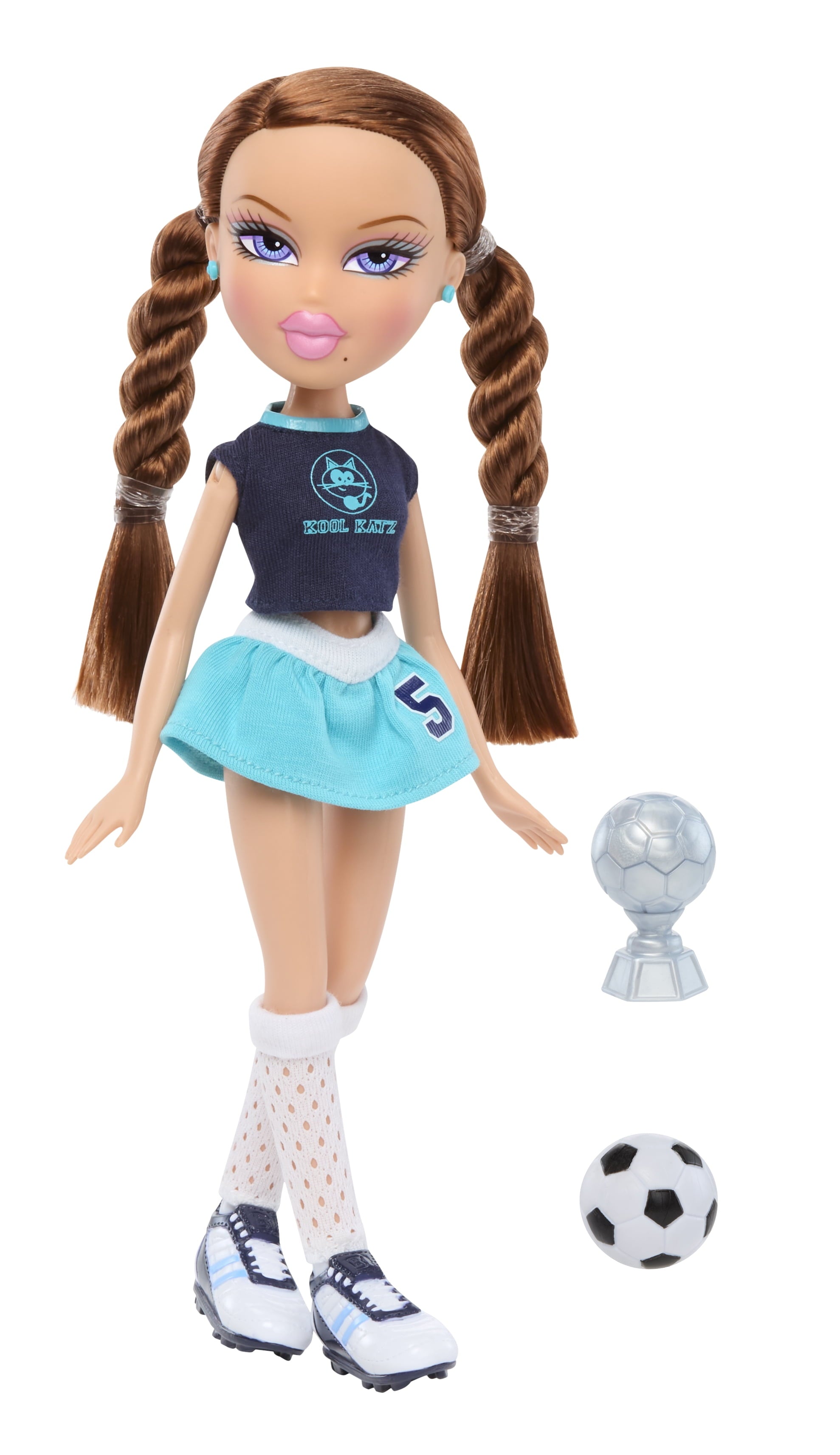 Bratz Play Sportz Roxxi (Soccer) Fashion Doll With Accessories