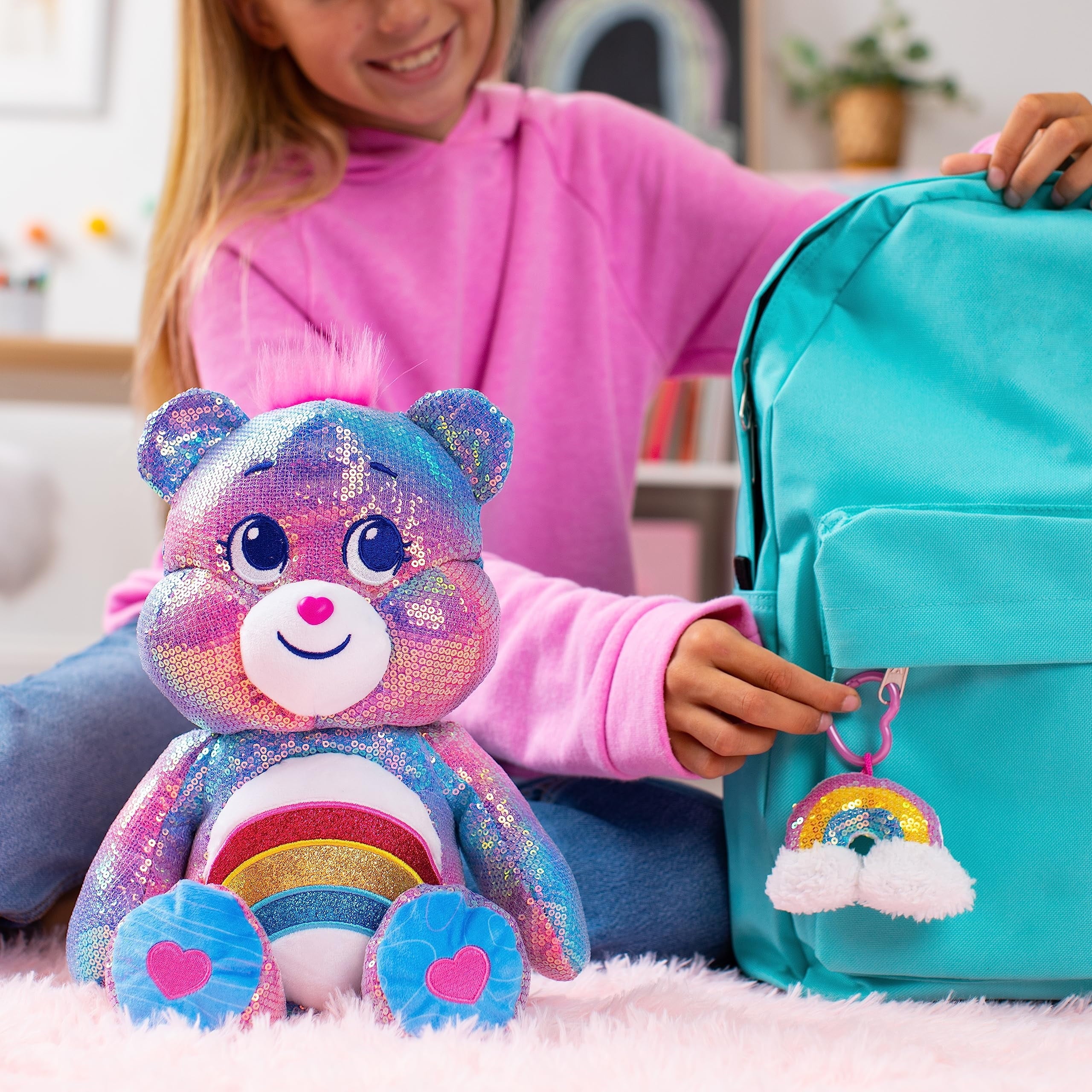 Care Bears Special Collector Edition Cheer Bear Plush (Sequin)