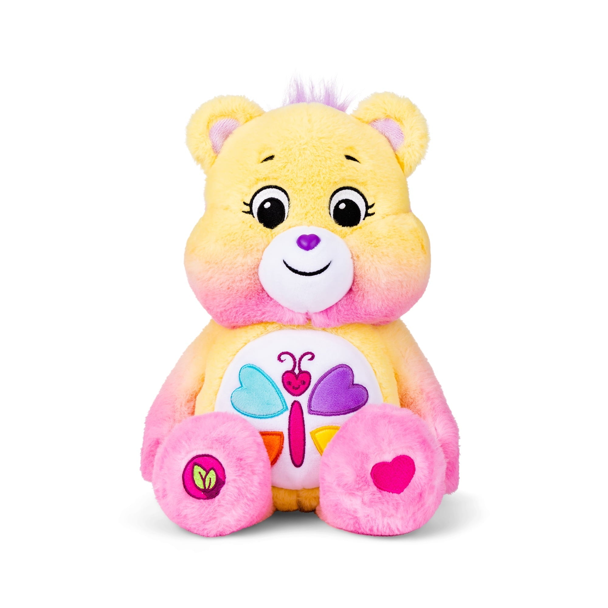 Care Bears 14" Calming Heart Plush Bear - Soft Huggable Eco-Friendly Material!